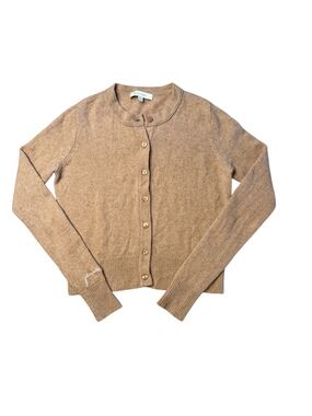 Favorite Daughter Rebecca Cashmere Cardigan Sweater - Tawny Birch - Size S